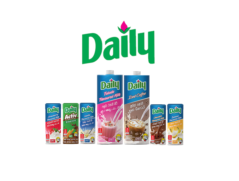 Daily flavoured milk logo